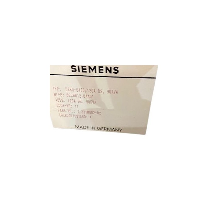Variateur 90kva SIEMENS 6SC6612-0AA01