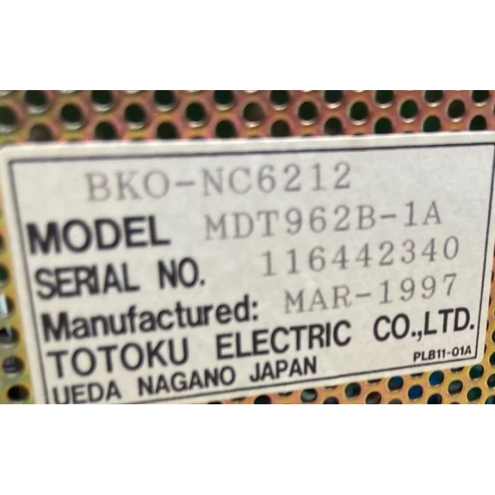 Pupitre écran MITSUBISHI BKO-NC6212 MDT962B-1A