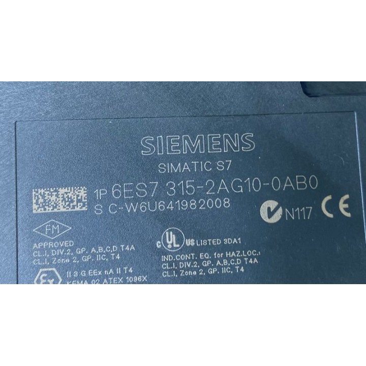 SIEMENS 6ES7315-2AG10-0AB0