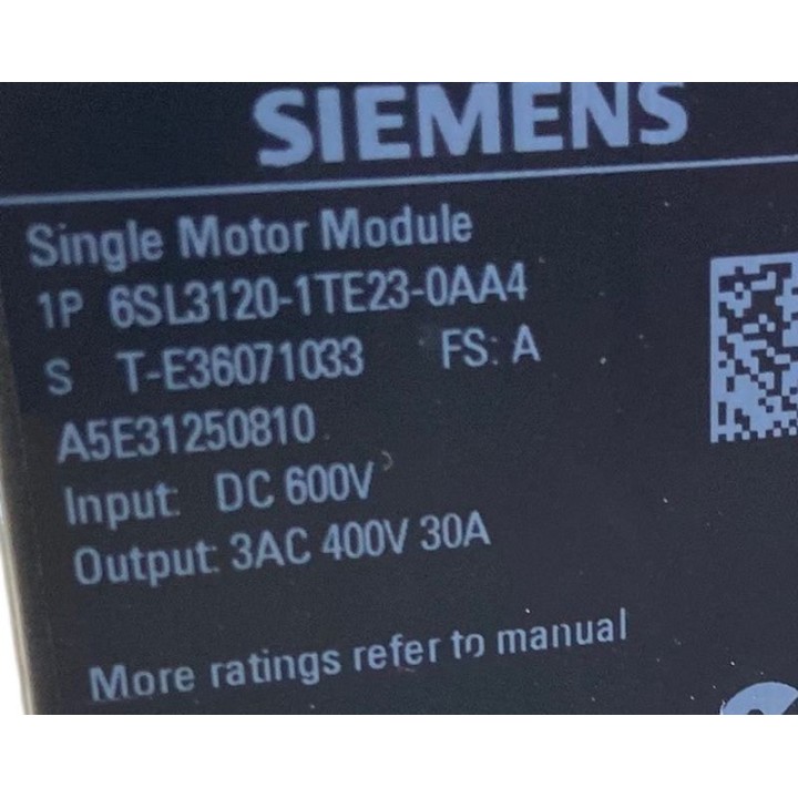 SIEMENS 6SL3120-1TE23-0AA4