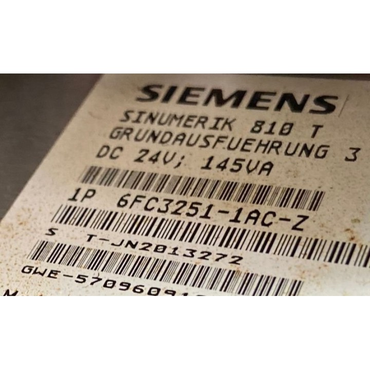 Pupitre écran SIEMENS 810T 6FC3251-1AC-Z