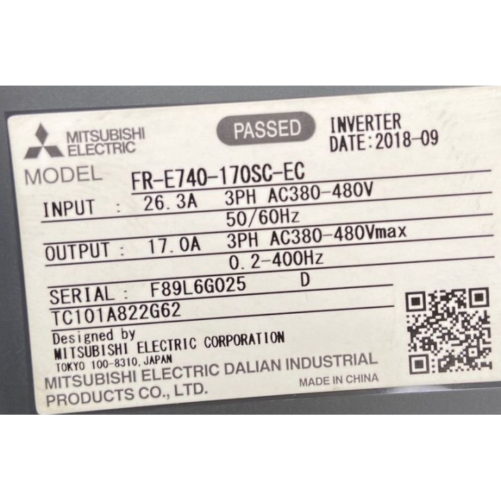 MITSUBISHI FR-E740-170SC-EC