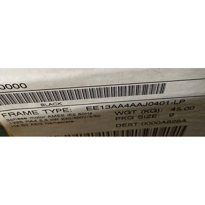 Moteur triphasé AEG AMEE IE2 5,5 kw