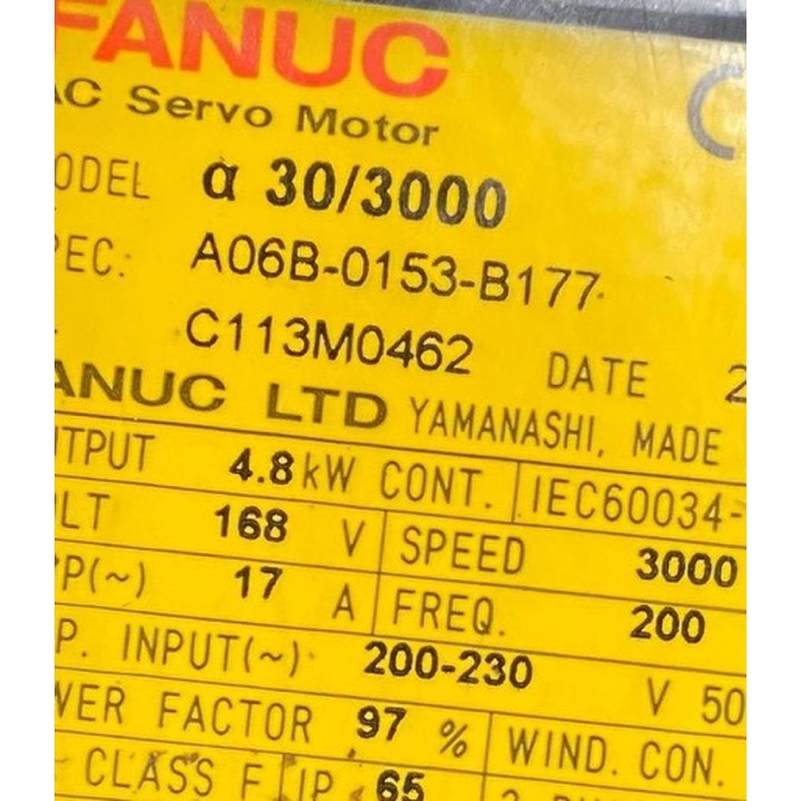 Moteur FANUC A06B-0153-B177