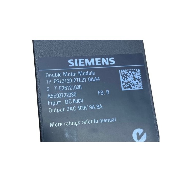 Double motor SIEMENS 6SL3120-2TE21-0AA4