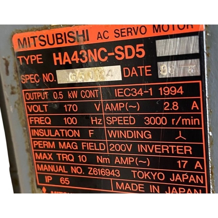 Moteur MITSUBISHI HA43NC-SD5