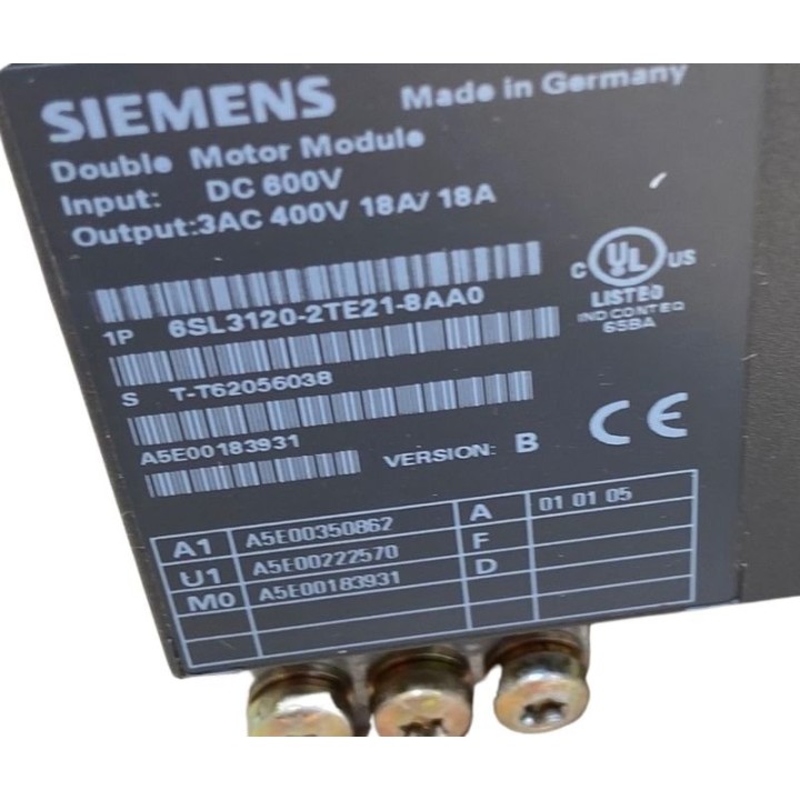 Double Motor Module SIEMENS 6SL3120-2TE21-8AA0