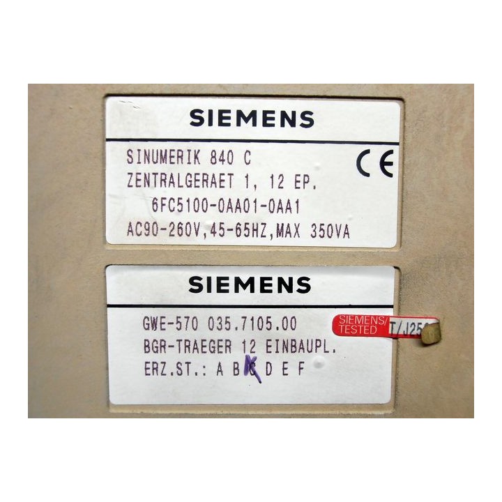 Cremagliera Siemens 6FC5100-0AA01-0AAA1