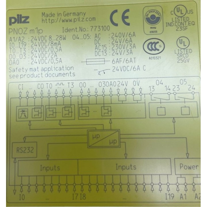 Module PILZ PNOZ mi1p PILZ 773400
