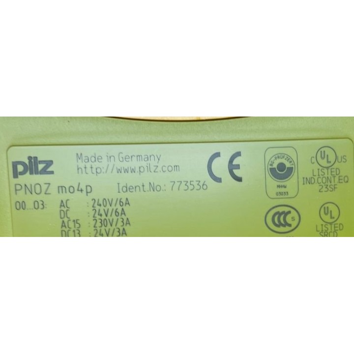 Module PILZ PNOZ mo4p PILZ 773536