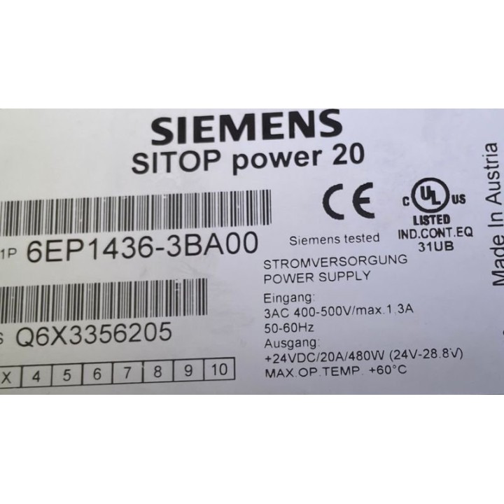 Alimentation neuve SIEMENS 6EP1436-3BA00