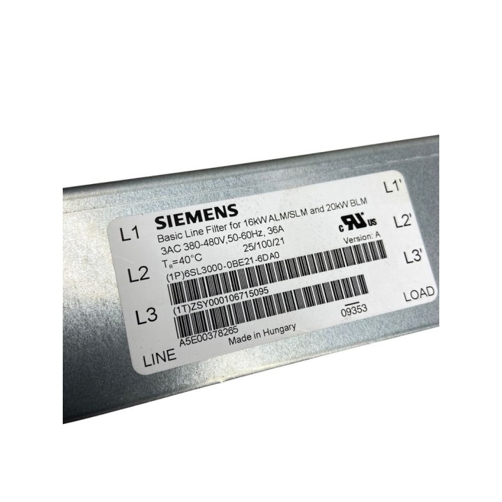 Filtre 16kW SIEMENS 6SL3000-0BE21-6DA0
