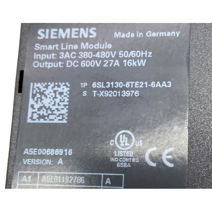 Smar line module SIEMENS 6SL3130-6TE21-6AA3