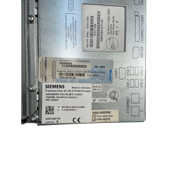 SIEMENS PCU 50.3B-P SIEMENS 6FC5210-0DF33-2AB0