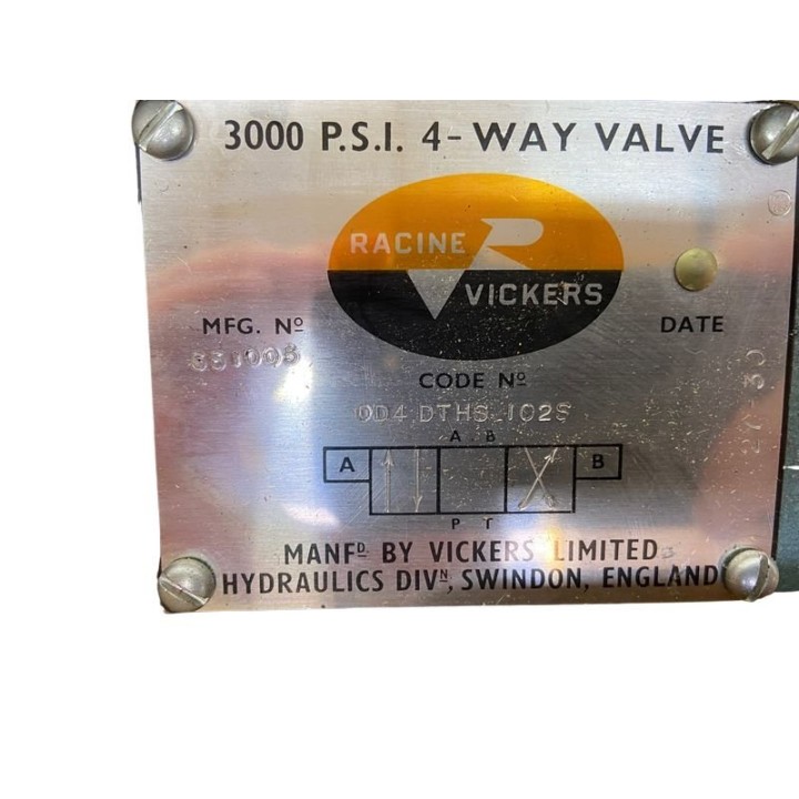 Valve RACINE VICKERS 0D4.DTHS.102S