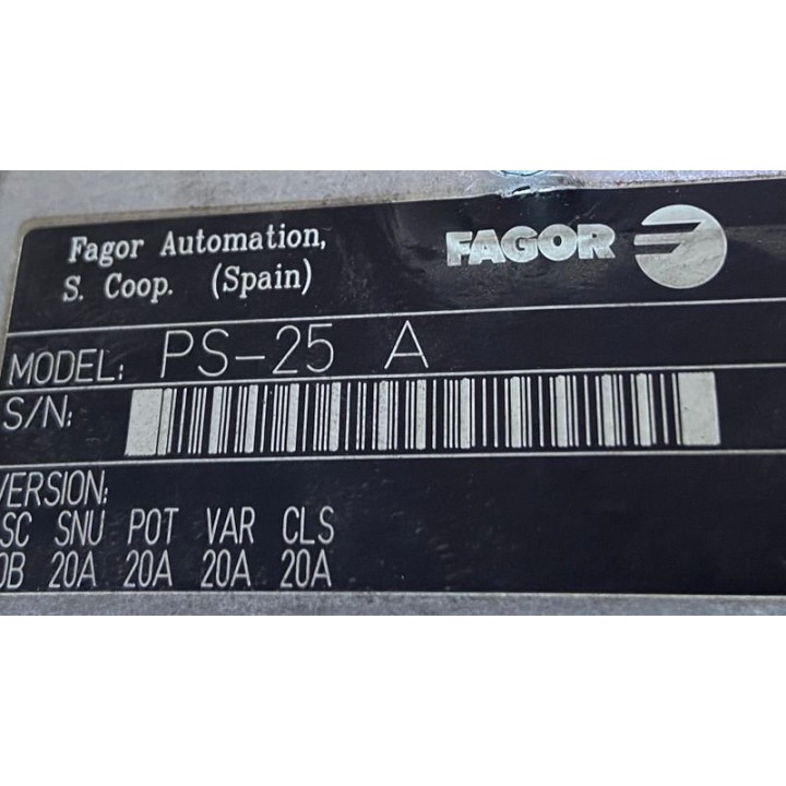 FAGOR PS-25 A power supply