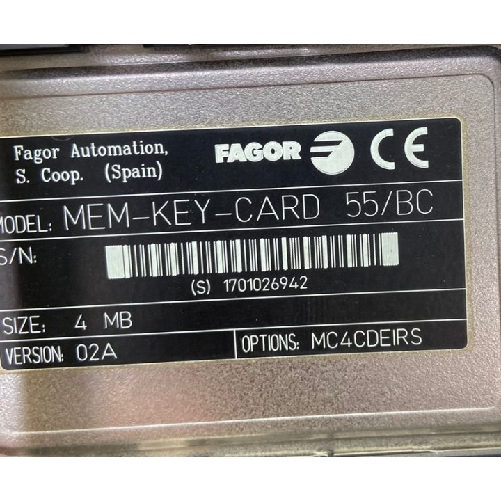 Carte CPU FAGOR CPU 8055/AB-M VERS. H:15A S:05.03