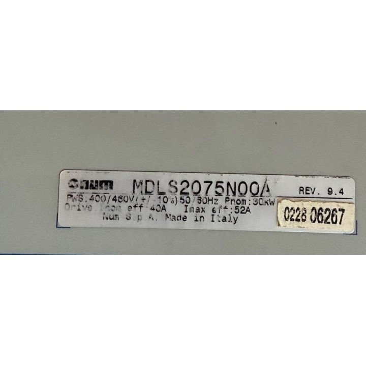 Variateur NUM MDLS2075N00A