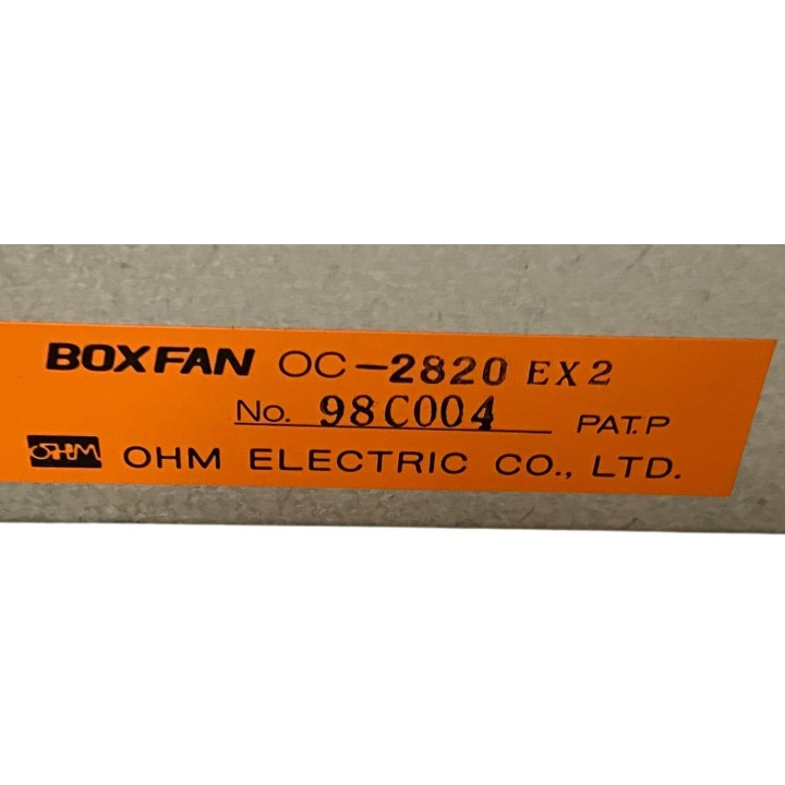 BOX FAN OC-2820 EX2