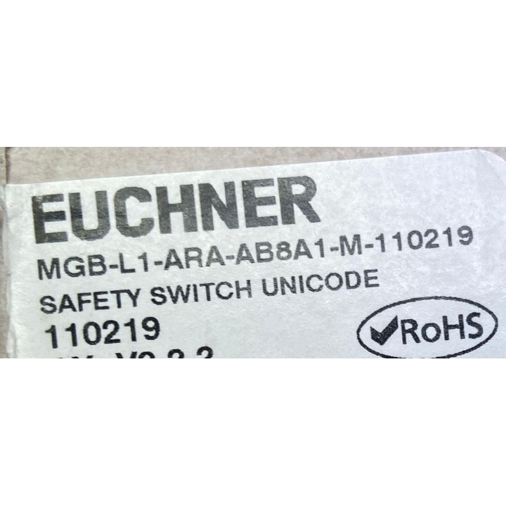 EUCHNER MGB-L1-ARA-AB8A1-M-110219 SAFETY SWITH