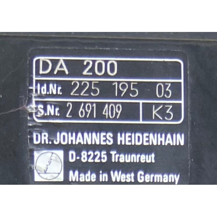 HEIDENHAIN DA 200 Id.Nr. 225 195 03