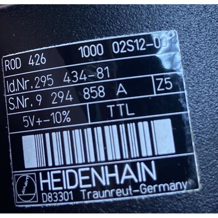 Codeur HEIDENHAIN ROD 426 1000 02S12-03 Id.Nr. 295 434-81