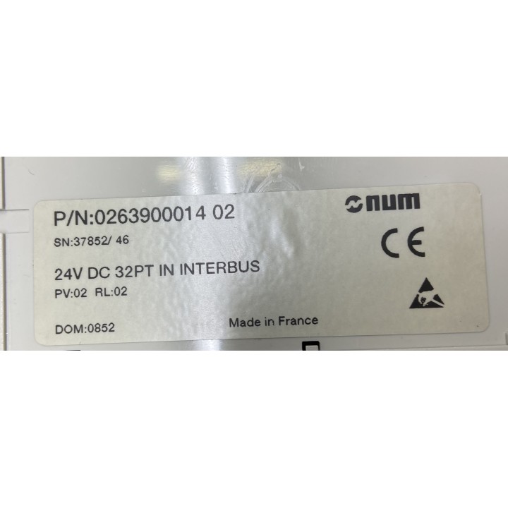 24VDC 32PT IN INTERBUS NUM 0263900014 02