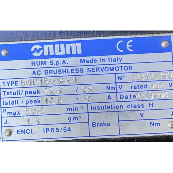 Moteur NUM BMH1154V5RA1L