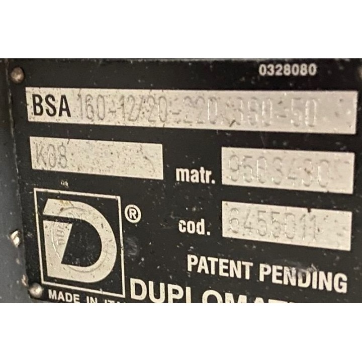 DUPLOMATIC BSA 160-12/20 220 380/50
