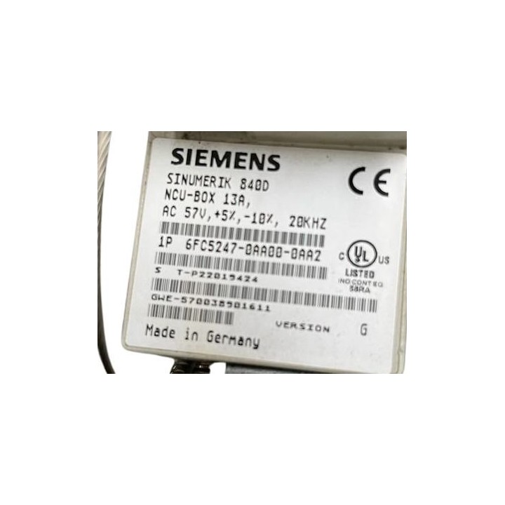 Siemens 6FC5247-0AA00-0AA2 Sinumerik 840D NCU-BOX 13A