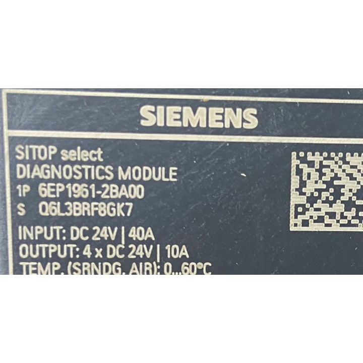 SIEMENS 6EP1961-2BA00 diagnostics module