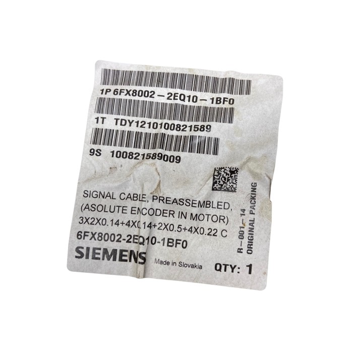 Cable SIEMENS 6FX8002-2EQ10-1BF0