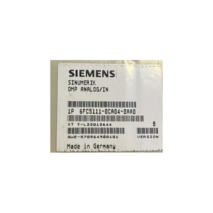 SIEMENS 6FC5111-0CA04-0AA0
