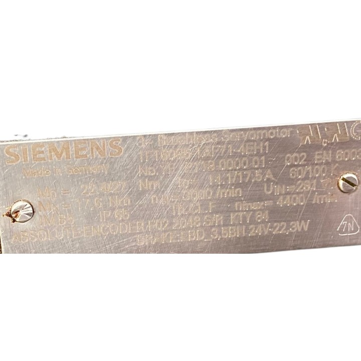 Moteur SIEMENS 1FT6086-1AF71-4EH1