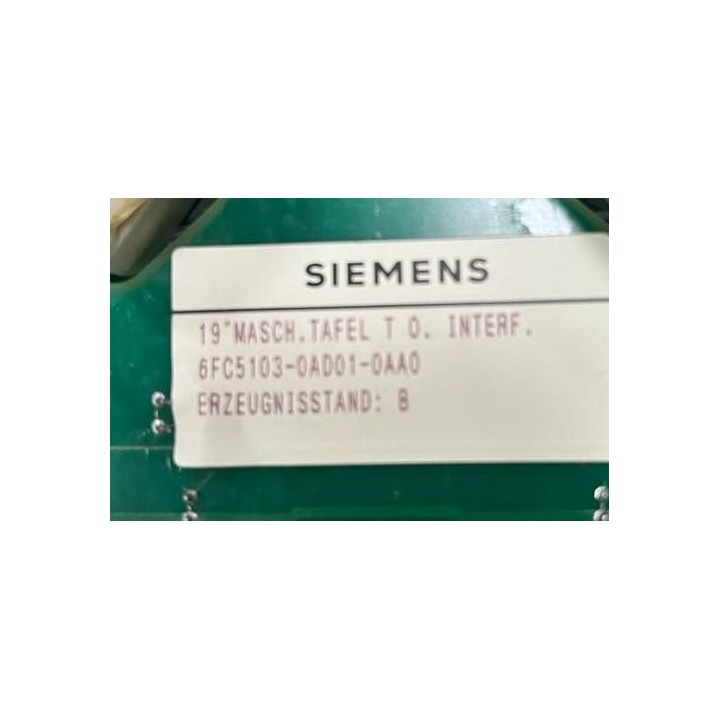 Pupitre SIEMENS 6FC5103-0AD01-0AA0