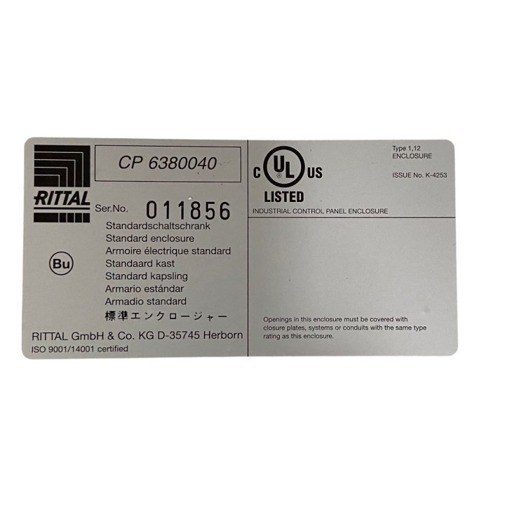 Panneau RITTAL CP 6380040
