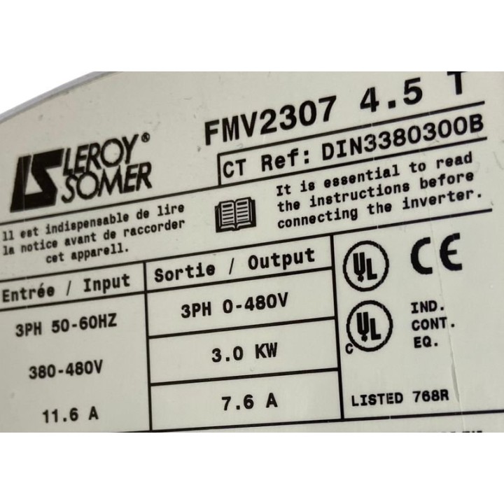 LEROY SOMER FMV2307 4.5T