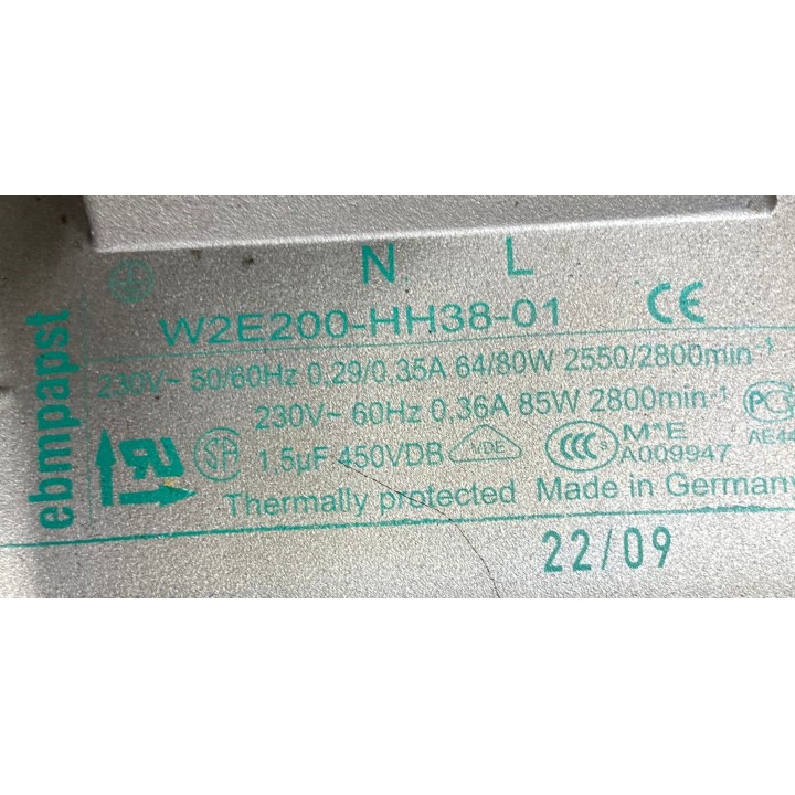 Ventilateur ebmpapst W2E200-HH38-01