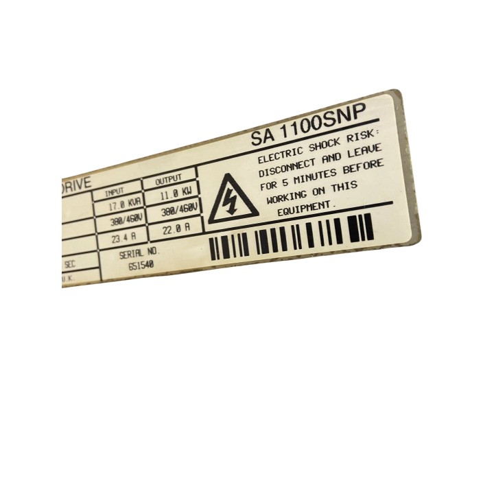 Variateur CONTROL TECHNIQUES SA1100SNP