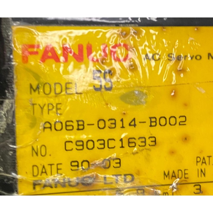 Moteur FANUC A06B-0314-B002