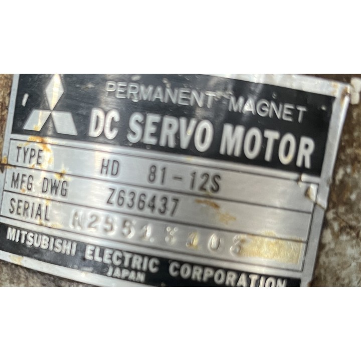 Moteur MITSUBISHI HD81-12S avec codeur TAMAGAWA TT-A-II BKO-NC6075