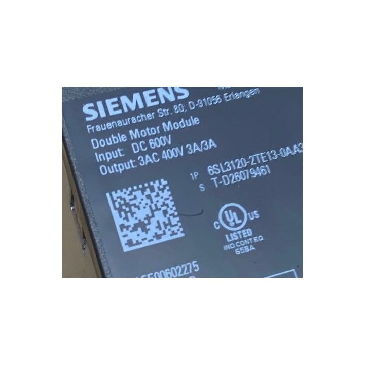 Double Motor Module SIEMENS 6SL3120-2TE13-0AA3