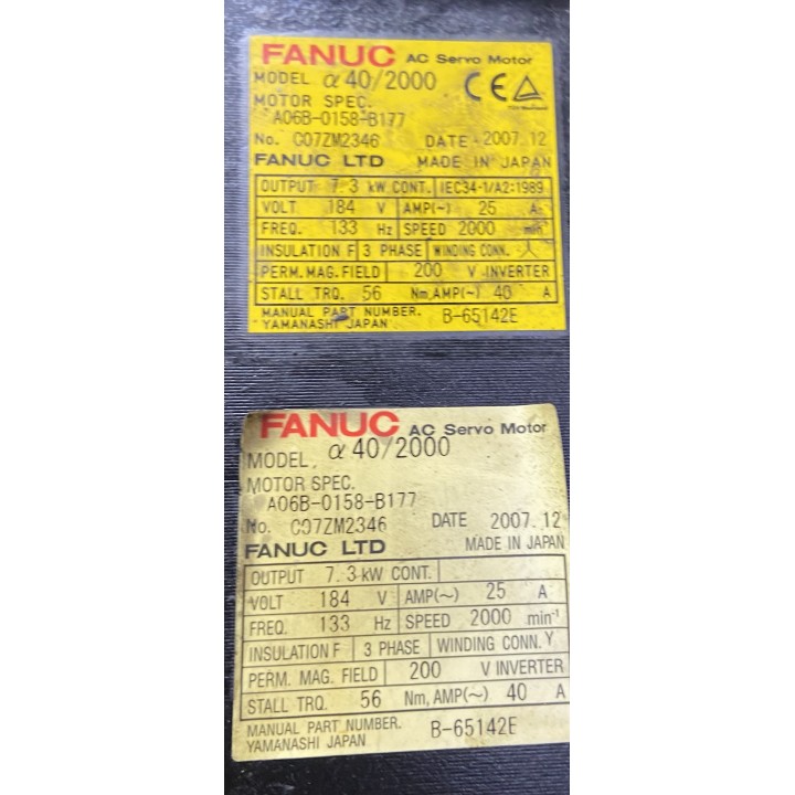 Moteur FANUC A06B-0158-B177