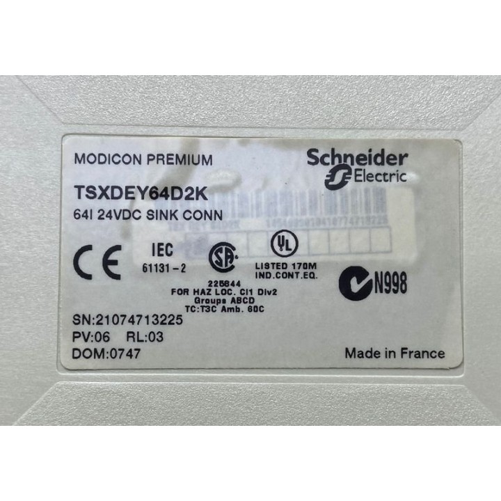SCHNEIDER ELETTRICO TSXDEY64D2K