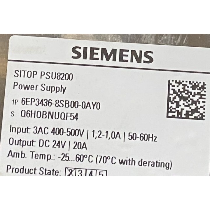 SITOP PSU8200 SIEMENS 6EP3436-8SB00-0AY0