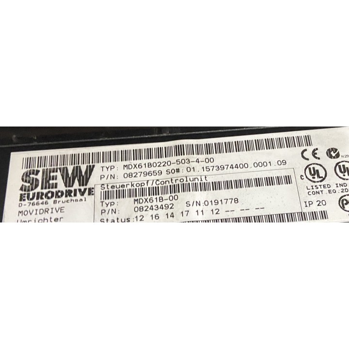 Variateur SEW MDX61B0220-503-4-00