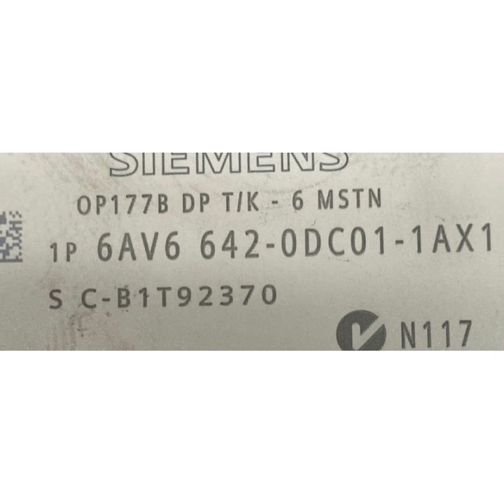 OP177B DP T/K - 6 MSNT SIEMENS 6AV6642-0DC01-1AX1