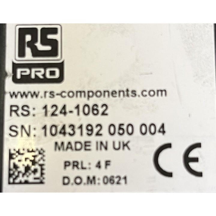 Régulateur de température PID RS 124-1062