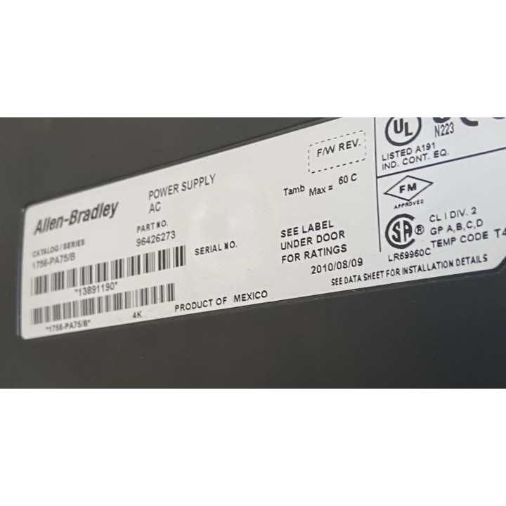 Alimentation Allen Bradley 1736-PA75/B