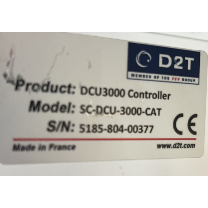 D2T DCU 3000 dynamomètre